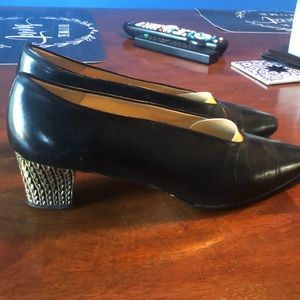 Proxy Classy Leather Black Shoes